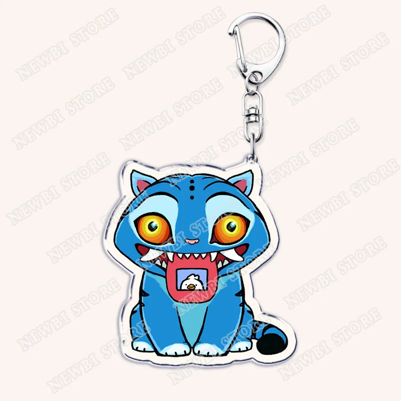Kpop Demon Girls Huntrix Saja Boys Keychains for Accessories Bag Marcus Rumi Zoey Jinu Ramen Ramyeon Keyring Jewelry Fans Gift