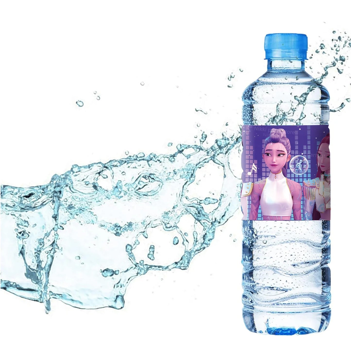 20pcs Kpop Demon Hunters Stickers for Water Bottles Singer Demon Hunter Birthday Decorations Party Favors Protection Waterproof