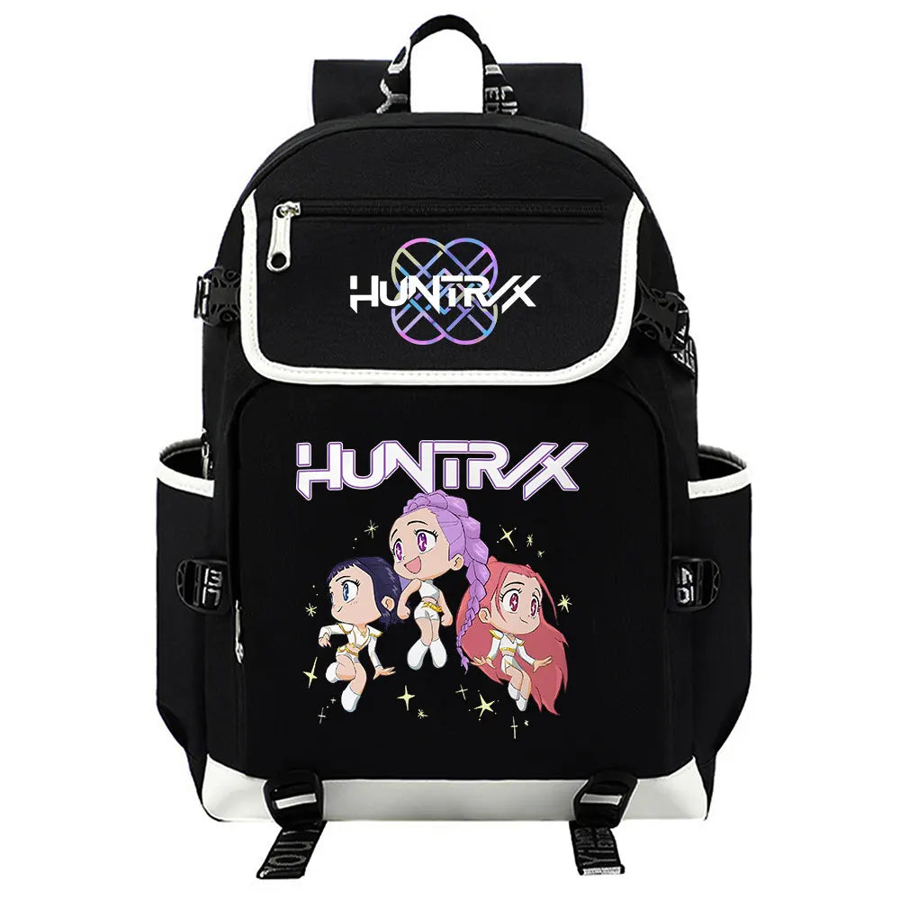 Kpop Demon Hunters Backpack for Girl Boy Student Teenager Rucksack Women Casual School Bags Travel Mochila