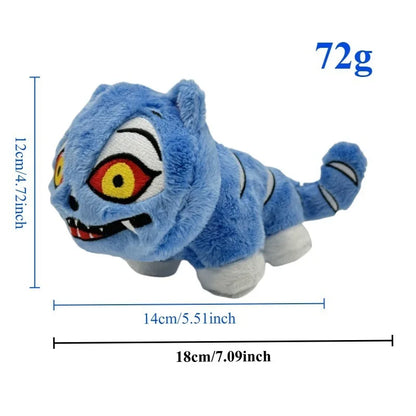 Anime Kpop Demons Hunters Plush Cute Purple Tiger Black Hat Magpie With 3 Eyes Monster Hunt Girl Group Stuffed For Fans Gifts