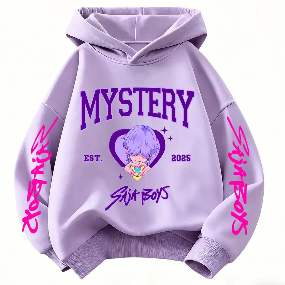 KPop Demon Hunters Hoodies for Kid's Autumn Winter New Cotton Hoodie Fashion 2025 Movie Hoody for Adult Kids Mother-to-be Top