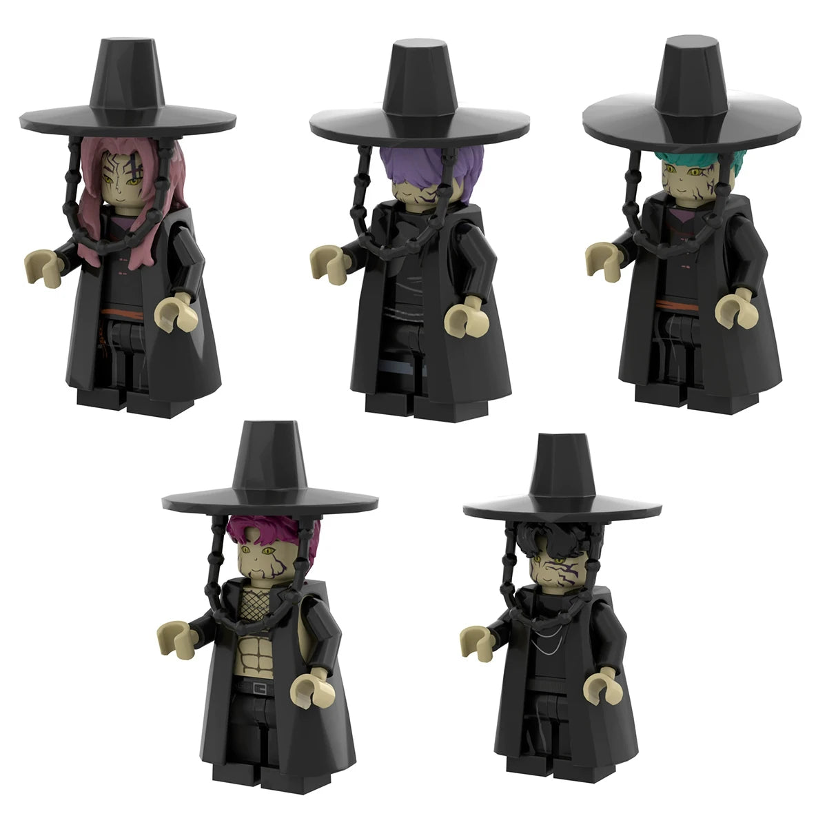 New Bricks KPop Demon Hunters Building Blocks Rumi Figures Assembly Model Doll Plastic Doll Building Blocks Toy Birthday Gifts