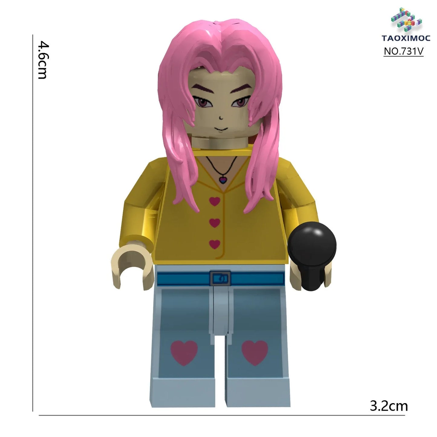 New product: KPop Demon Hunters Building Blocks, Rumi Assembly Model Doll, Building Blocks Toy
