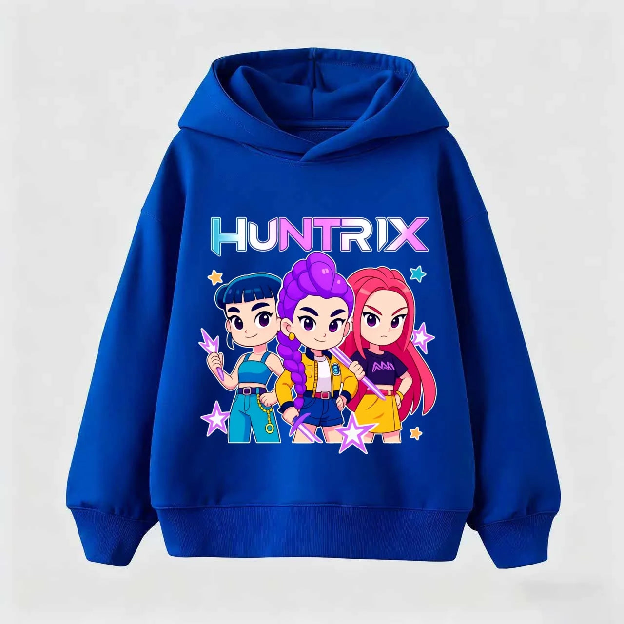 KPop Demon Hunter Rumi Derpy Cartoon Girls Boy Hooded Sweatshirt Warm Children's Korean Wave Fashion Casual Tops Casual Clothinf