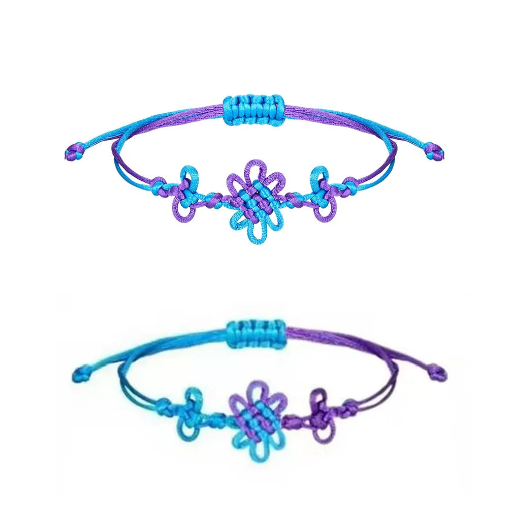 Anime KPop Demon Hunters HUNTR/X Rumi Cosplay Bracelet Woven Rope Chain Pendant Bracelets Jewelry Accessories