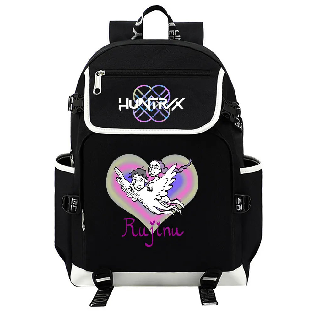 Kpop Demon Hunters Backpack for Girl Boy Student Teenager Rucksack Women Casual School Bags Travel Mochila