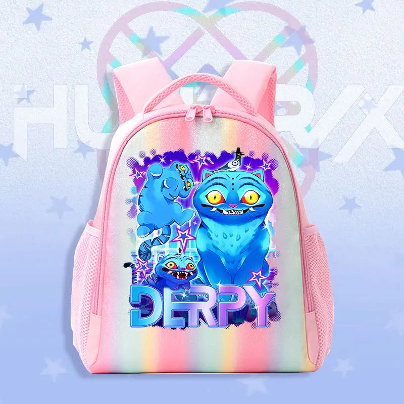 Schoolbag KPop Demon Hunters Children's Backpack Rainbow for K-POP HUNTR/X Rumi Mira Zoey Backpack Gifts Bag Shoulders Bag