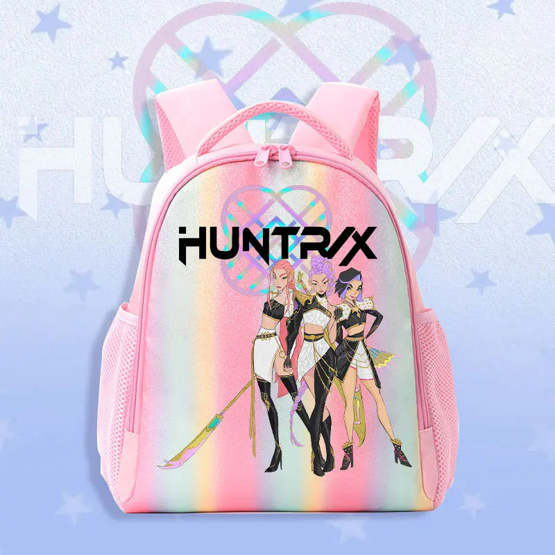 Schoolbag KPop Demon Hunters Children's Backpack Rainbow for K-POP HUNTR/X Rumi Mira Zoey Backpack Gifts Bag Shoulders Bag