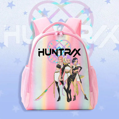 Schoolbag KPop Demon Hunters Children's Backpack Rainbow for K-POP HUNTR/X Rumi Mira Zoey Backpack Gifts Bag Shoulders Bag