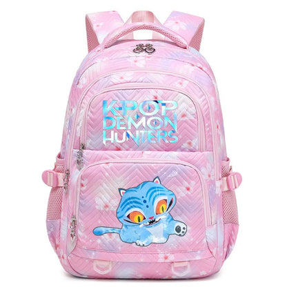 K-Pop Demon Hunters Boys Girls Backpack Huntrix Travel Knapsack Schoolbag Rucksack Women Shoulder Bag Halloween Birthday Gifts