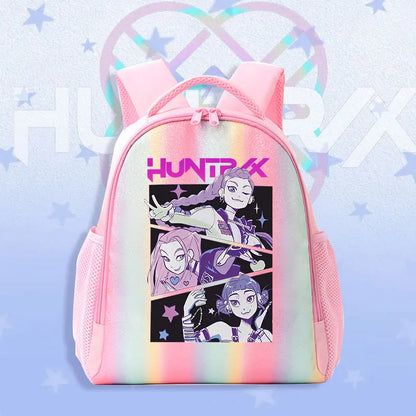 Schoolbag KPop Demon Hunters Children's Backpack Rainbow for K-POP HUNTR/X Rumi Mira Zoey Backpack Gifts Bag Shoulders Bag