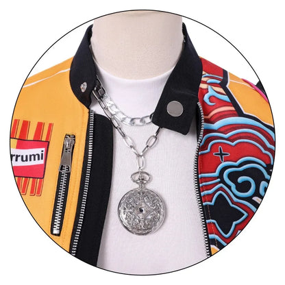 Anime K Pop Demon Cos Hunters Superstar Rumi Cosplay Necklace Earrings Costume Girl Group Suit Women Halloween Party Roleplay