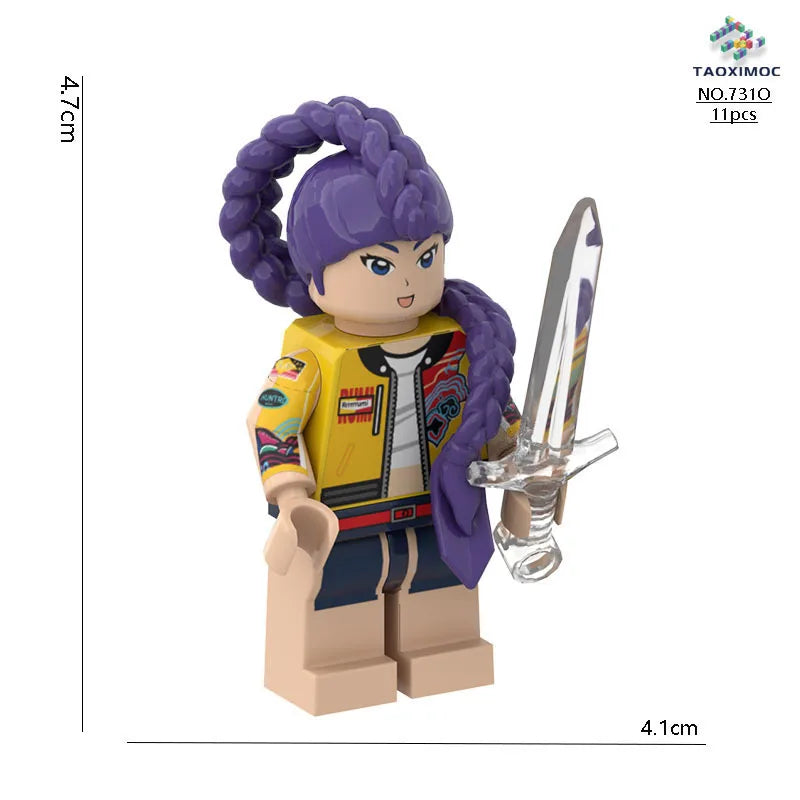 New product: KPop Demon Hunters Building Blocks, Rumi Assembly Model Doll, Building Blocks Toy