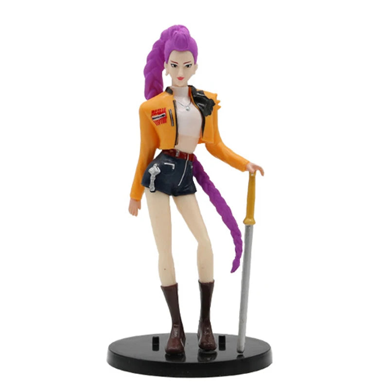 2026 Hot Anime Kpop Demon Hunters Figure Model Toy Cartoon Gaming Peripherals Desk Decoration Collection Figures Model Toy Gift