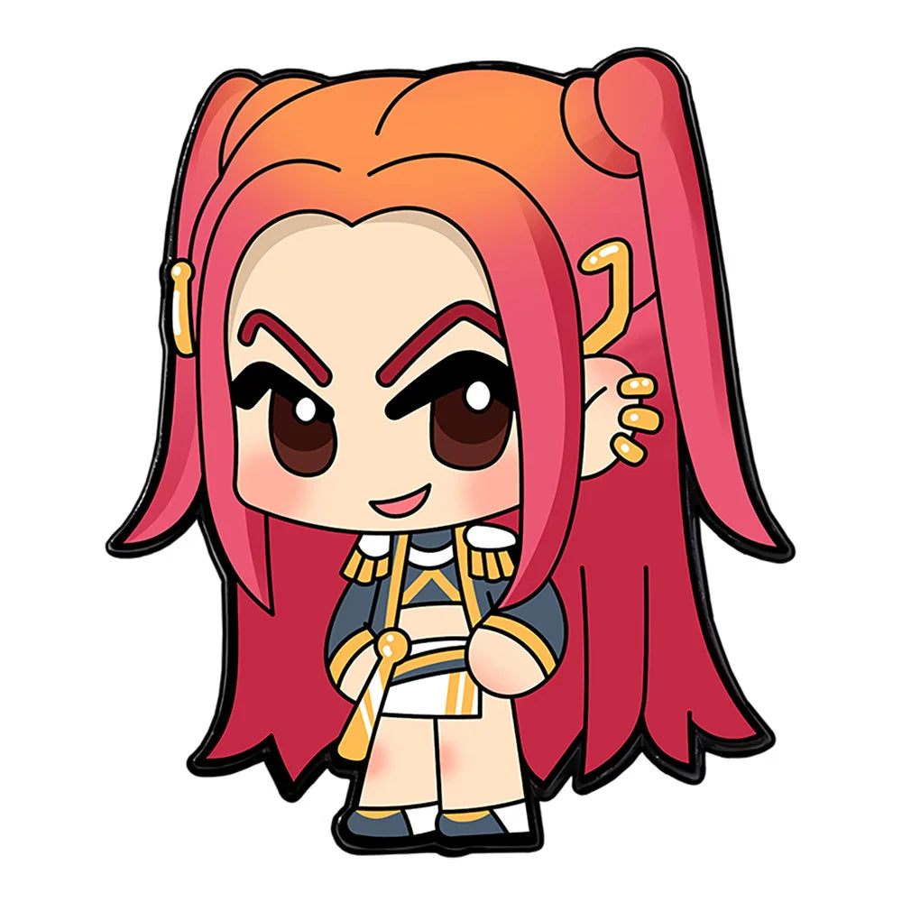 4Pcs K Pop Demon Hunters Enamel Pins Character Brooches Pins Lapel Pins Badge Clothing Accessories Fashion Jewelry Friendsfunny