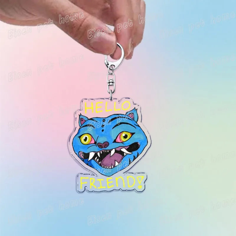 Kpop Demon Hunters Huntrix Saja Boys Keychain Llavero Accessories Bag Rumi Zoey Jinu Ramen Keychains Keyrings Jewelry Fans Gift