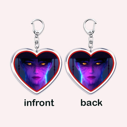 Kpop Demon Girls Keychain for Accessories Huntrix Saja Boys Rumi Zoey Jinu Derpy Tiger Keyrings Key Chains Jewelry Fans Gifts