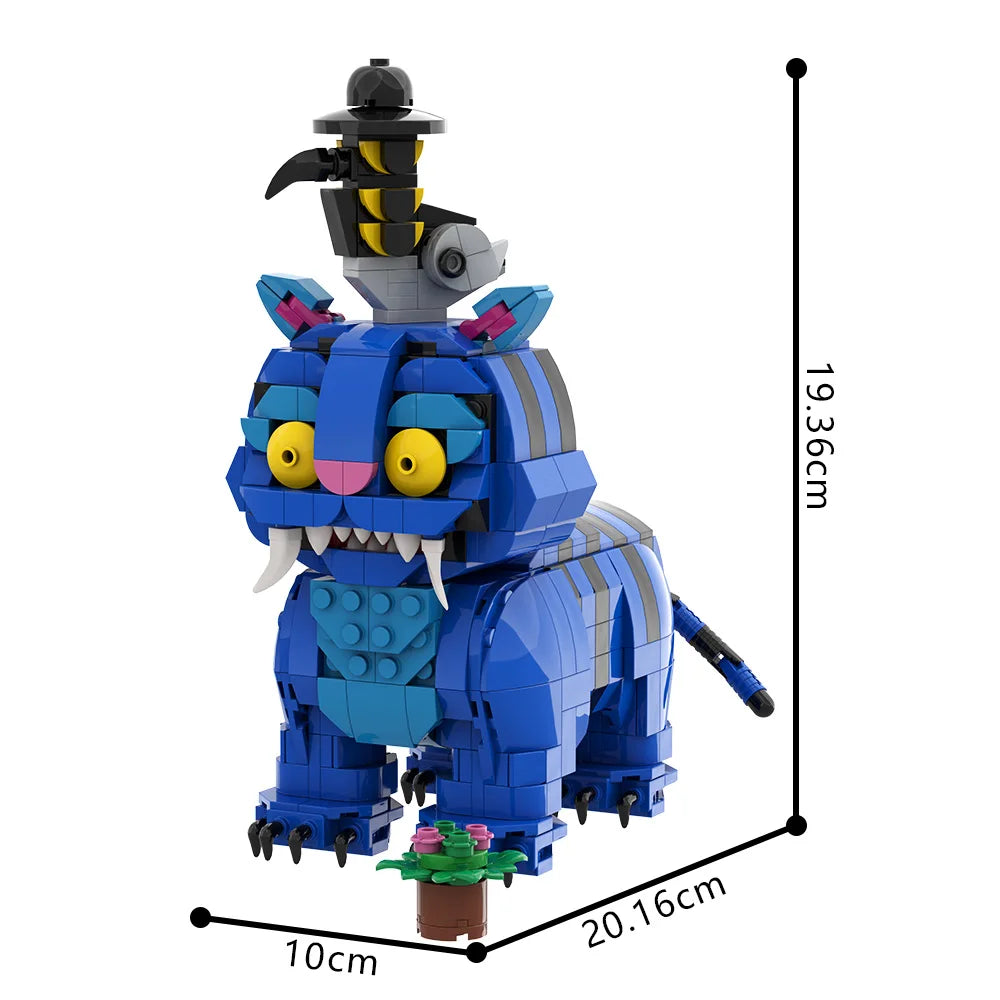 MOC K-pop Demon Hunters Magpie Model Building Blocks Rumi Figure Sussie Demonic Magpie Lion Crow Animal Bricks Toy Gift