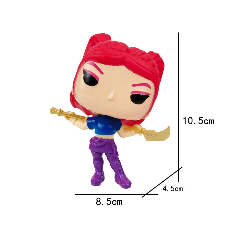 10pcs Kpop Demon Hunters Figure Pvc Model Anime Figurine Collection Statue Desk Decoration Dolls Children Toys Halloween Gifts